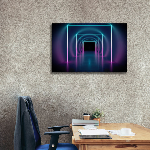 Image of 'Road Awaits' by Epic Portfolio, Canvas Wall Art,40 x 26