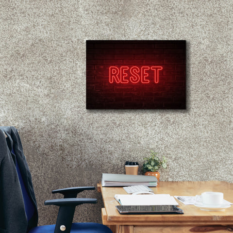 Image of 'Reset' by Epic Portfolio, Canvas Wall Art,26 x 18