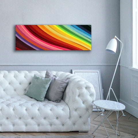 Image of 'Rainbow Hill' by Epic Portfolio, Canvas Wall Art,60 x 20