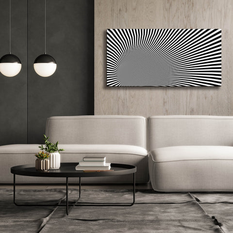 Image of 'Psychedelic Twisted Circle' by Epic Portfolio, Canvas Wall Art,60 x 30