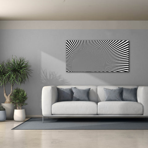 Image of 'Psychedelic Twisted Circle' by Epic Portfolio, Canvas Wall Art,60 x 30