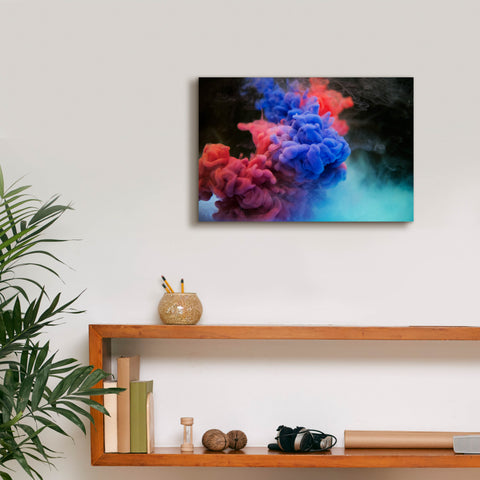 Image of 'Pink Smokey Haze' by Epic Portfolio, Canvas Wall Art,18 x 12