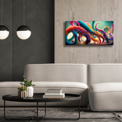 Image of 'Painterly Tentacles' by Epic Portfolio, Canvas Wall Art,40 x 20