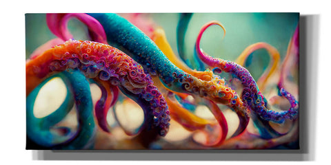 Image of 'Painterly Tentacles' by Epic Portfolio, Canvas Wall Art
