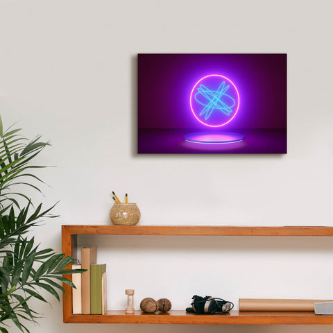 Image of 'Neon Reactor' by Epic Portfolio, Canvas Wall Art,18 x 12