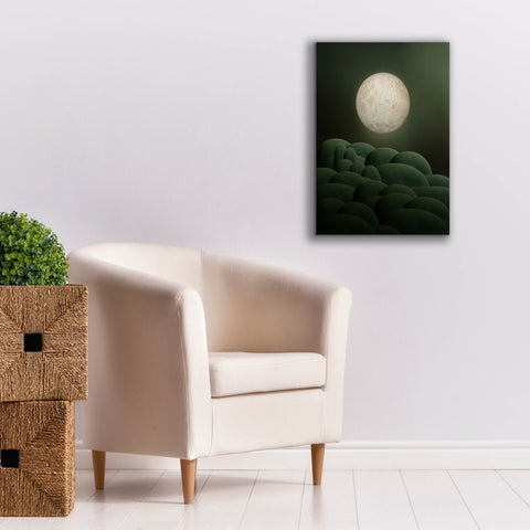Image of 'Moon Mountain' by Epic Portfolio, Canvas Wall Art,18 x 26
