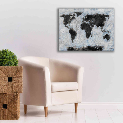 Image of 'Old World Map 2' by Britt Hallowell, Canvas Wall Art,34 x 26