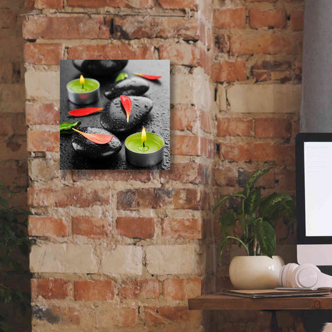 Image of 'Spa Rocks 4' Canvas Wall Art,12 x 12