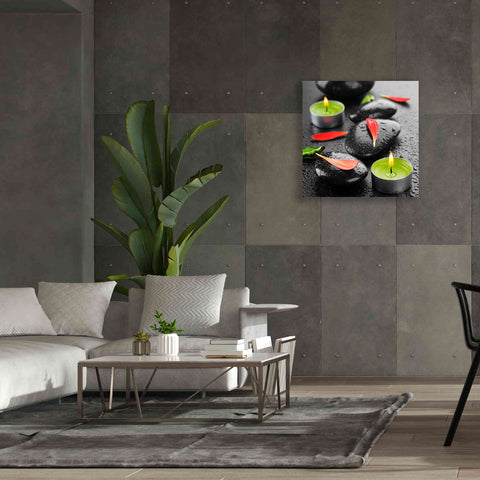 Image of 'Spa Rocks 4' Canvas Wall Art,37 x 37