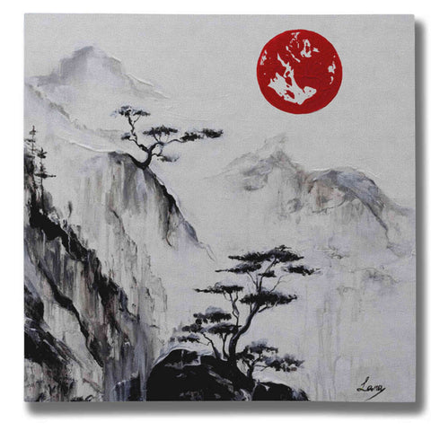 Image of "Crystal Silence" Giclee Canvas Wall Art