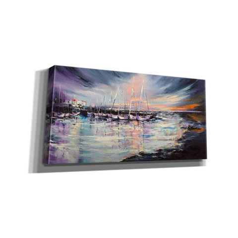Image of "Sleepy Harbor" Giclee Canvas Wall Art