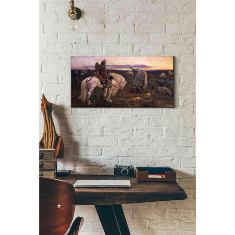 Image of 'The Knight At The Crossroads' by Viktor Vasnetsov, Canvas Wall Art,24 x 12