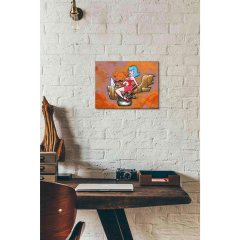 Image of 'Rocket Queen Paint' Craig Snodgrass, Canvas Wall Art,16 x 12