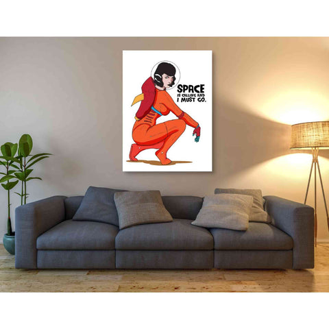 Image of 'Bettie Astronaut 2' Craig Snodgrass, Canvas Wall Art,40 x 54
