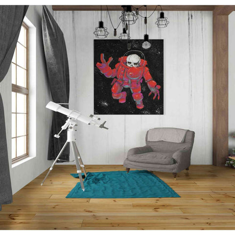 Image of 'Astro Skull' Craig Snodgrass, Canvas Wall Art,26 x 30