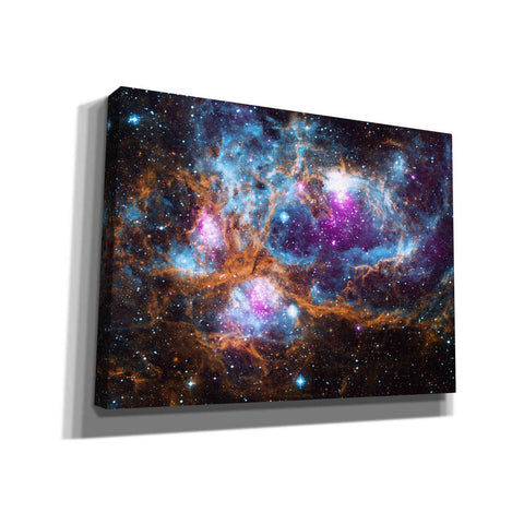 Image of 'Cosmic Winert Wonderland,' Canvas Wall Art