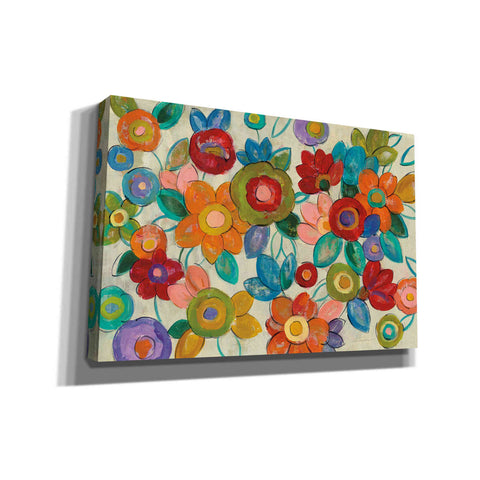 Image of 'Decorative Flowers' by Silvia Vassileva, Canvas Wall Art