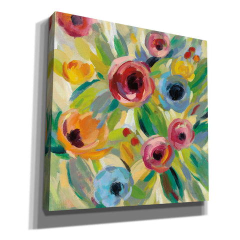 Image of 'Vivid Coral Floral II' by Silvia Vassileva, Canvas Wall Art