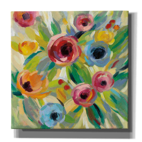 Image of 'Vivid Coral Floral II' by Silvia Vassileva, Canvas Wall Art