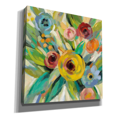 Image of 'Vivid Coral Floral III' by Silvia Vassileva, Canvas Wall Art