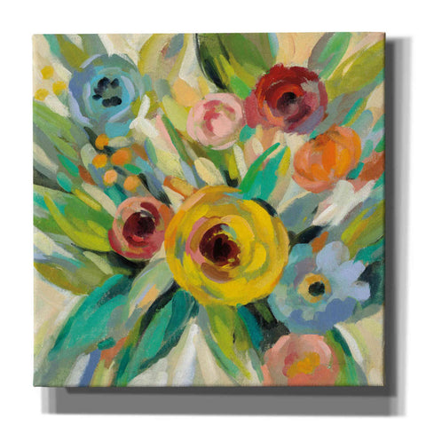Image of 'Vivid Coral Floral III' by Silvia Vassileva, Canvas Wall Art