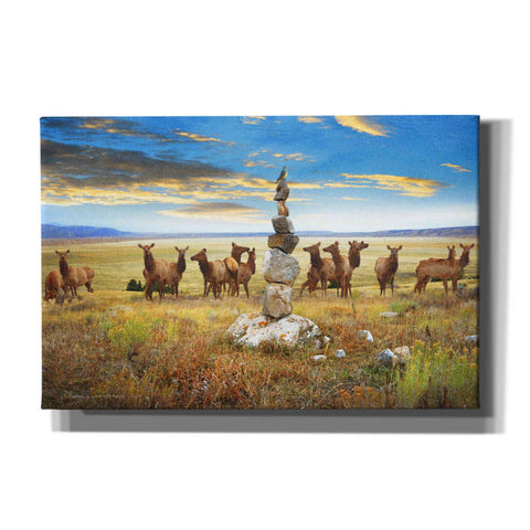 Image of 'Cairn Above Elk Refuge' by Chris Vest, Canvas Wall Art