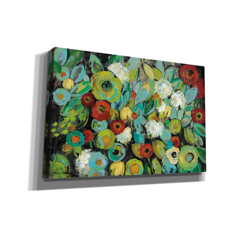 Image of 'Fiesta Floral Flipped' by Silvia Vassileva, Canvas Wall Art