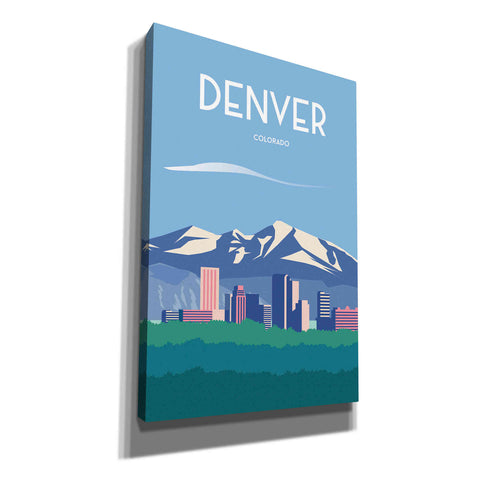 Image of 'Denver' by Arctic Frame, Canvas Wall Art