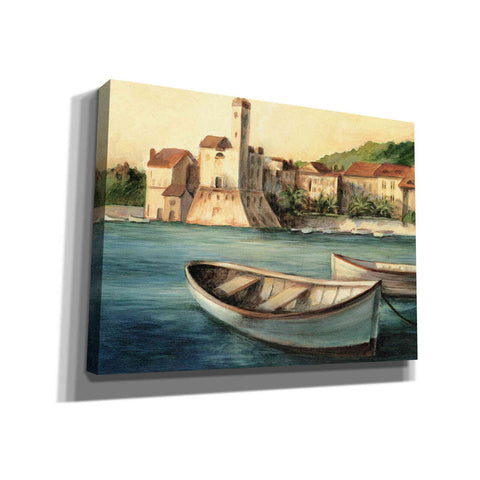 Image of "Mediterranean Harbor II" by Ethan Harper, Canvas Wall Art