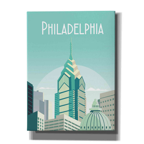 Image of 'Philadelphia' by Arctic Frame Studio, Canvas Wall Art