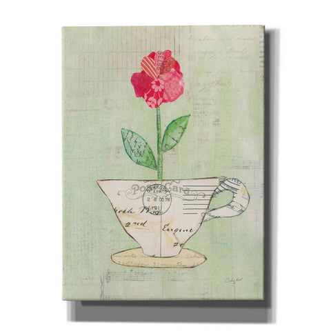Image of 'Teacup Floral I on Print' by Courtney Prahl, Canvas Wall Art
