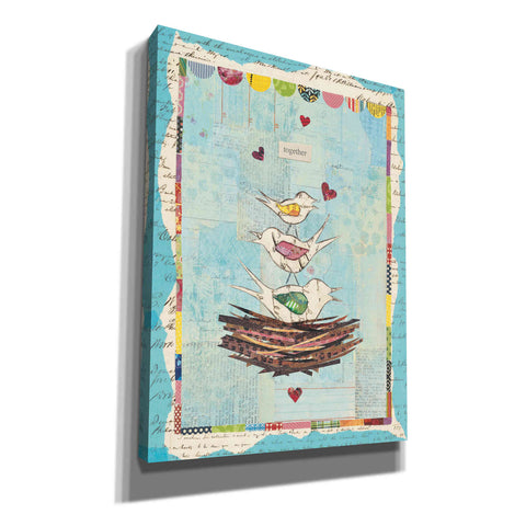 Image of 'Family of Love Birds' by Courtney Prahl, Canvas Wall Art