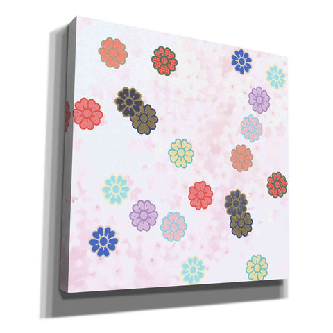 Image of 'Sakura Pattern' by Zigen Tabanbe, Canvas Wall Art,Size 1 Square