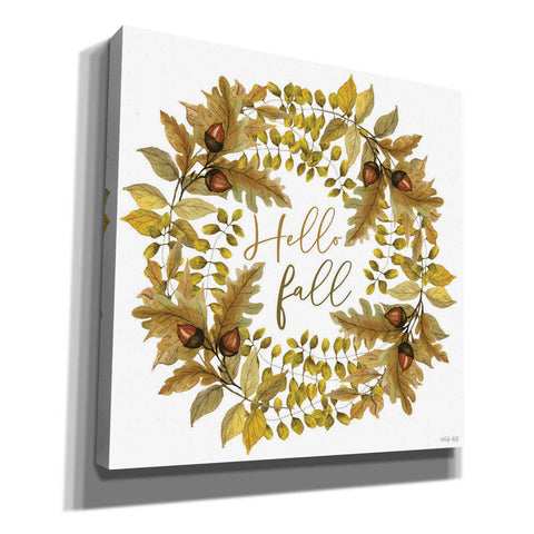 Image of 'Hello Fall Wreath' by Cindy Jacobs, Canvas Wall Art