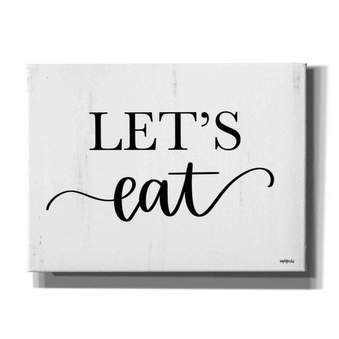 Image of 'Let's Eat' by Imperfect Dust, Canvas Wall Art