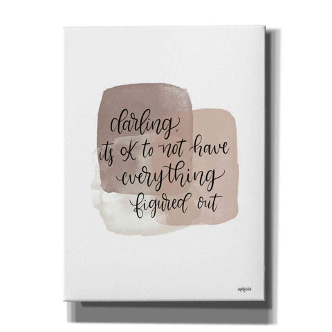 Image of 'It's Ok' by Imperfect Dust, Canvas Wall Art