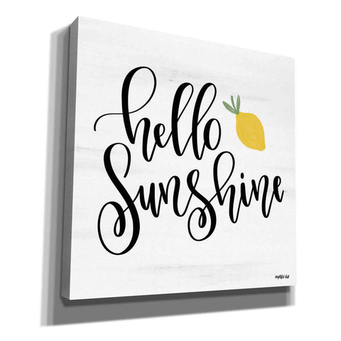 Image of 'Hello Sunshine' by Imperfect Dust, Canvas Wall Art