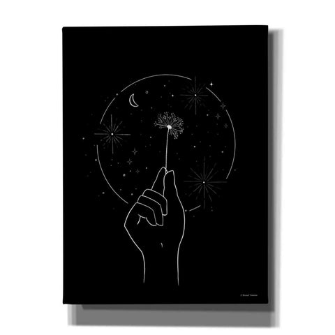 Image of 'Space Dandelion' by Rachel Nieman, Canvas Wall Art
