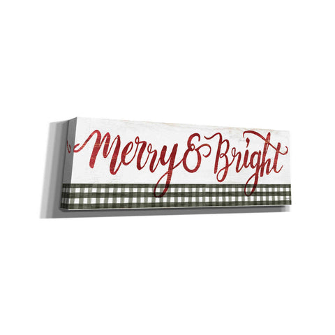Image of 'Merry & Bright Gingham' by Cindy Jacobs, Canvas Wall Art