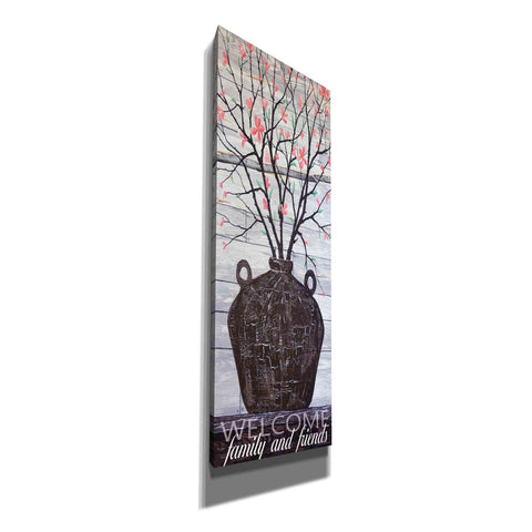 Image of 'Pink Blossoms Jug' by Cindy Jacobs, Canvas Wall Art
