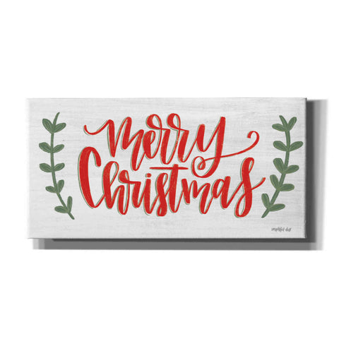 Image of 'Merry Christmas' by Imperfect Dust, Canvas Wall Art