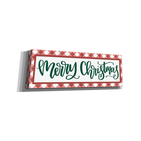 Image of 'Merry Christmas Argyle' by Imperfect Dust, Canvas Wall Art