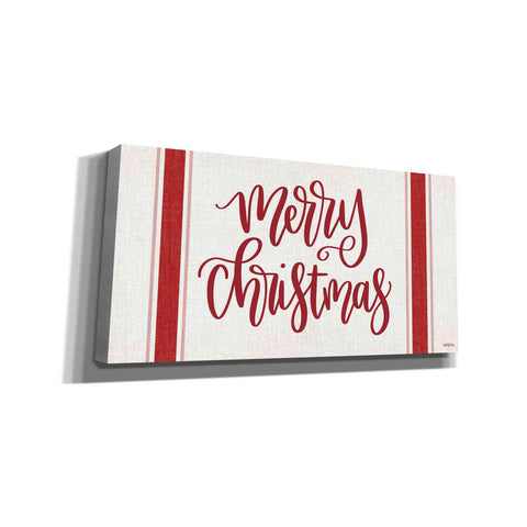 Image of 'Merry Christmas Red' by Imperfect Dust, Canvas Wall Art