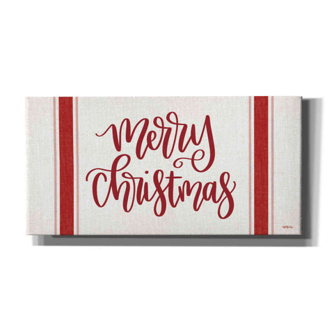 Image of 'Merry Christmas Red' by Imperfect Dust, Canvas Wall Art