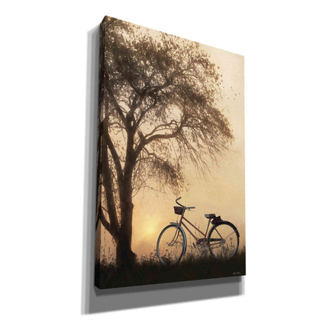 Image of 'Foggy Morning Sunrise' by Lori Deiter, Canvas Wall Art