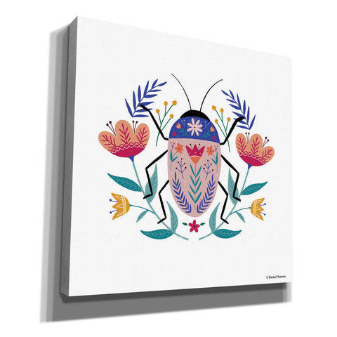 Image of 'Folk Art Beetle' by Rachel Nieman, Canvas Wall Art