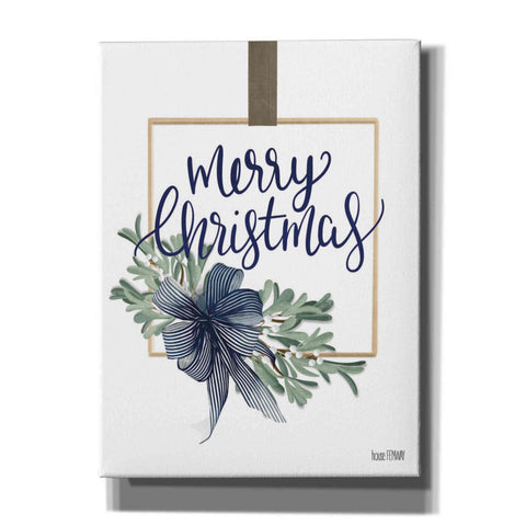 Image of 'Merry Christmas Mistletoe I' by House Fenway, Canvas Wall Art
