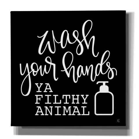 Image of 'Wash Your Hands' by Fearfully Made Creations, Canvas Wall Art