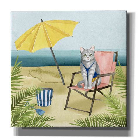 Image of 'Coastal Kitties II' by Grace Popp, Canvas Wall Art