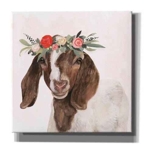 Image of 'Garden Goat II' by Victoria Borges, Canvas Wall Art